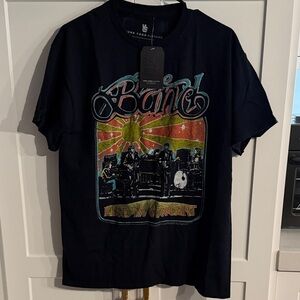 The Band Junk Food Clothing Black Graphic Tee Size Medium